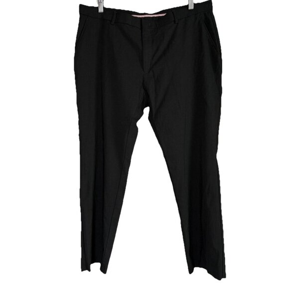 Berragamo Collezione D'Italia Mens 38/30(29) Black Mens Casual Dress Pants - Picture 1 of 10